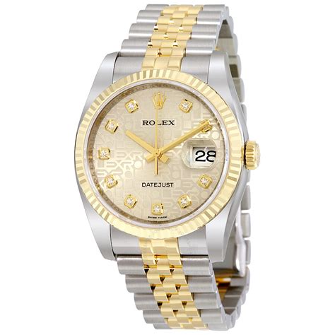 rolex gold silver datejust|rolex datejust 18k gold.